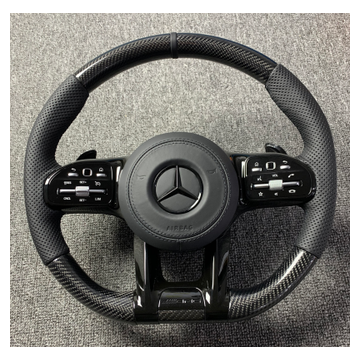 Premium carbon fibre Mercedes compatible steering wheel CF-007