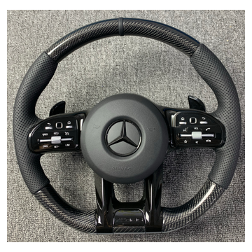 Premium carbon fibre Mercedes compatible steering wheel CF-009