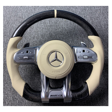 Premium carbon fibre Mercedes compatible steering wheel CF-018