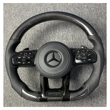 Premium carbon fibre Mercedes compatible steering wheel CF-031