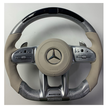 Premium carbon fibre Mercedes compatible steering wheel CF-032
