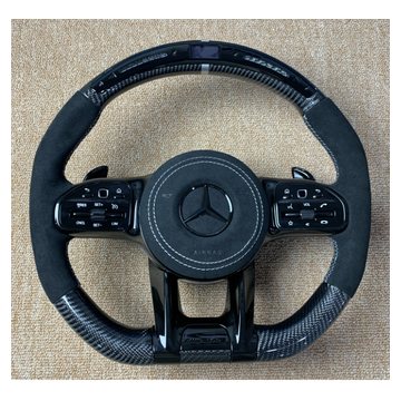 Premium carbon fibre Mercedes compatible steering wheel CF-058