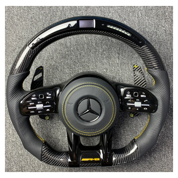 Premium carbon fibre Mercedes compatible steering wheel CF-062