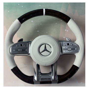 RIVEN peach wood grain steering wheel design WOOD-001