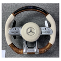 Premium peach wood Mercedes compatible steering wheel WOOD-005