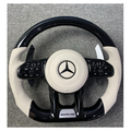 Premium peach wood Mercedes compatible steering wheel WOOD-006