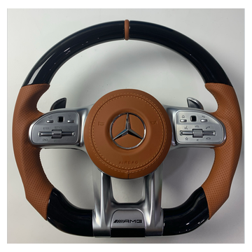 RIVEN peach wood grain steering wheel design WOOD-007